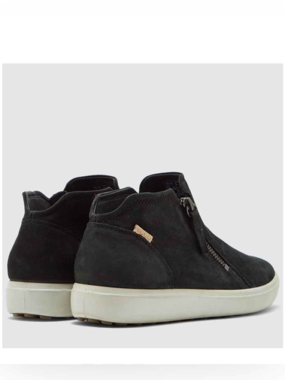 Ecco Soft Nubuck Leather Zip Ankle Boot - Picture 5 of 17